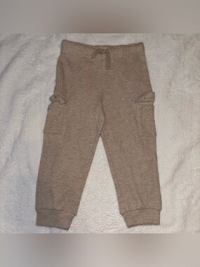Garanimals Kids Tan Cargo Knit Joggers